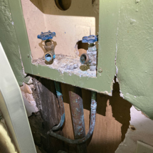 Old Water Box Plumbing